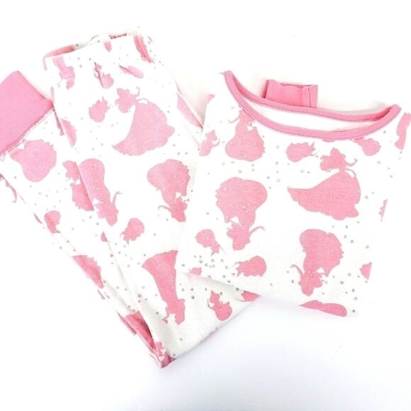 GAP Disney Sleeping Beauty pajama set Princess pjs Girls size Medium - Picture 7 of 9
